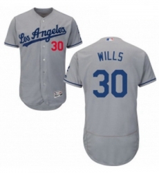 Mens Majestic Los Angeles Dodgers 30 Maury Wills Grey Flexbase Authentic Collection MLB Jersey Mens Majestic Los Angeles Dodgers 30 Maury Wills Grey Flexbase Authentic Collection MLB Jersey
