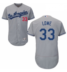 Mens Majestic Los Angeles Dodgers 33 Mark Lowe Grey Road Flex Base Authentic Collection MLB Jersey Mens Majestic Los Angeles Dodgers 33 Mark Lowe Grey Road Flex Base Authentic Collection MLB Jersey