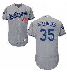 Mens Majestic Los Angeles Dodgers 35 Cody Bellinger Grey Road Flex Base Authentic Collection 2018 World Series Jersey Mens Majestic Los Angeles Dodgers 35 Cody Bellinger Grey Road Flex Base Authentic Collection 2018 World Series Jersey