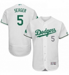 Mens Majestic Los Angeles Dodgers 5 Corey Seager White Celtic Flexbase Authentic Collection MLB Jersey Mens Majestic Los Angeles Dodgers 5 Corey Seager White Celtic Flexbase Authentic Collection MLB Jersey