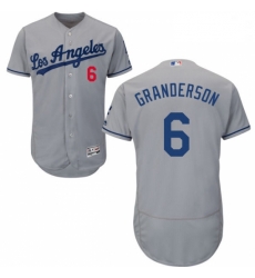Mens Majestic Los Angeles Dodgers 6 Curtis Granderson Grey Flexbase Authentic Collection MLB Jersey Mens Majestic Los Angeles Dodgers 6 Curtis Granderson Grey Flexbase Authentic Collection MLB Jersey