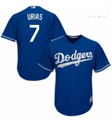 Mens Majestic Los Angeles Dodgers 7 Julio Urias Replica Royal Blue Alternate Cool Base MLB Jersey Mens Majestic Los Angeles Dodgers 7 Julio Urias Replica Royal Blue Alternate Cool Base MLB Jersey