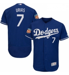 Mens Majestic Los Angeles Dodgers 7 Julio Urias Royal Blue Flexbase Authentic Collection MLB Jersey Mens Majestic Los Angeles Dodgers 7 Julio Urias Royal Blue Flexbase Authentic Collection MLB Jersey