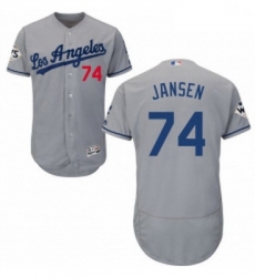 Mens Majestic Los Angeles Dodgers 74 Kenley Jansen Authentic Grey Road 2017 World Series Bound Flex Base Jersey Mens Majestic Los Angeles Dodgers 74 Kenley Jansen Authentic Grey Road 2017 World Series Bound Flex Base Jersey