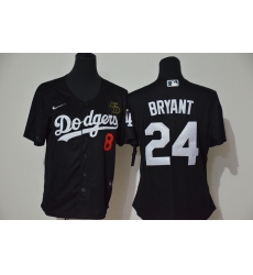 Los Angeles Dodgers 8 24 Kobe Bryant Women Nike Black Cool Base 2020 KB Patch MLB Jersey Los Angeles Dodgers 8 24 Kobe Bryant Women Nike Black Cool Base 2020 KB Patch MLB Jersey