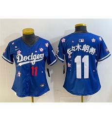 Women Los Angeles Dodgers 11 u4F50 u3005 u6728 u6717 u5E0C Royal 2025 Tokyo Series Limited Stitched Baseball Jersey Women Los Angeles Dodgers 11 u4F50 u3005 u6728 u6717 u5E0C Royal 2025 Tokyo Series Limited Stitched Baseball Jersey