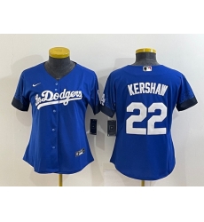 Women Los Angeles Dodgers 22 Clayton Kershaw Royal City Connect Stitched Baseball Jersey Run Small Women Los Angeles Dodgers 22 Clayton Kershaw Royal City Connect Stitched Baseball Jersey Run Small