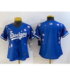 Women Los Angeles Dodgers Blank Royal 2025 Tokyo Series Limited Stitched Baseball Jersey Women Los Angeles Dodgers Blank Royal 2025 Tokyo Series Limited Stitched Baseball Jersey