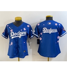 Women Los Angeles Dodgers Team Big Logo Royal 2025 Tokyo Series Limited Stitched Baseball Jersey Women Los Angeles Dodgers Team Big Logo Royal 2025 Tokyo Series Limited Stitched Baseball Jersey