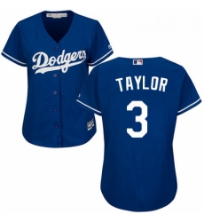 Womens Majestic Los Angeles Dodgers 3 Chris Taylor Authentic Royal Blue Alternate Cool Base MLB Jersey Womens Majestic Los Angeles Dodgers 3 Chris Taylor Authentic Royal Blue Alternate Cool Base MLB Jersey