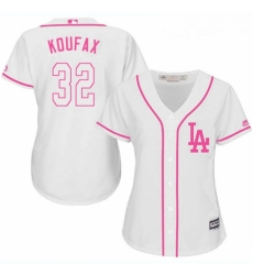 Womens Majestic Los Angeles Dodgers 32 Sandy Koufax Replica White Fashion Cool Base MLB Jersey Womens Majestic Los Angeles Dodgers 32 Sandy Koufax Replica White Fashion Cool Base MLB Jersey