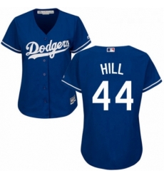 Womens Majestic Los Angeles Dodgers 44 Rich Hill Authentic Royal Blue Alternate Cool Base MLB Jersey Womens Majestic Los Angeles Dodgers 44 Rich Hill Authentic Royal Blue Alternate Cool Base MLB Jersey