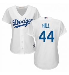 Womens Majestic Los Angeles Dodgers 44 Rich Hill Authentic White Home Cool Base MLB Jersey Womens Majestic Los Angeles Dodgers 44 Rich Hill Authentic White Home Cool Base MLB Jersey
