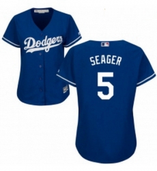 Womens Majestic Los Angeles Dodgers 5 Corey Seager Replica Royal Blue Alternate Cool Base MLB Jersey Womens Majestic Los Angeles Dodgers 5 Corey Seager Replica Royal Blue Alternate Cool Base MLB Jersey