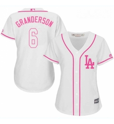 Womens Majestic Los Angeles Dodgers 6 Curtis Granderson Authentic White Fashion Cool Base MLB Jersey Womens Majestic Los Angeles Dodgers 6 Curtis Granderson Authentic White Fashion Cool Base MLB Jersey