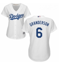 Womens Majestic Los Angeles Dodgers 6 Curtis Granderson Authentic White Home Cool Base MLB Jersey Womens Majestic Los Angeles Dodgers 6 Curtis Granderson Authentic White Home Cool Base MLB Jersey
