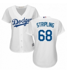 Womens Majestic Los Angeles Dodgers 68 Ross Stripling Authentic White Home Cool Base MLB Jersey Womens Majestic Los Angeles Dodgers 68 Ross Stripling Authentic White Home Cool Base MLB Jersey