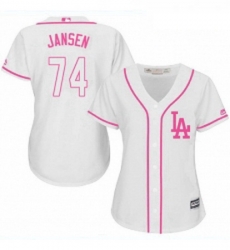 Womens Majestic Los Angeles Dodgers 74 Kenley Jansen Replica White Fashion Cool Base MLB Jersey Womens Majestic Los Angeles Dodgers 74 Kenley Jansen Replica White Fashion Cool Base MLB Jersey