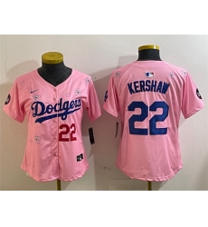 Youth Los Angeles Dodgers 22 Clayton Kershaw Pink 2025 Tokyo Series Limited Stitched Baseball Jersey Youth Los Angeles Dodgers 22 Clayton Kershaw Pink 2025 Tokyo Series Limited Stitched Baseball Jersey