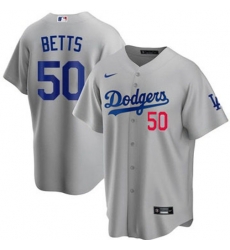Youth Los Angeles Dodgers Mookie Betts #50 Gray Flex Base 2024 Home Stitched Jersey II Youth Los Angeles Dodgers Mookie Betts #50 Gray Flex Base 2024 Home Stitched Jersey II