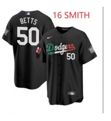 Youth Los Angeles Dodgers Will Smith #16 Mexican Black Jersey Youth Los Angeles Dodgers Will Smith #16 Mexican Black Jersey