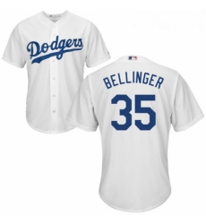 Youth Majestic Los Angeles Dodgers 35 Cody Bellinger Replica White Home Cool Base MLB Jersey Youth Majestic Los Angeles Dodgers 35 Cody Bellinger Replica White Home Cool Base MLB Jersey