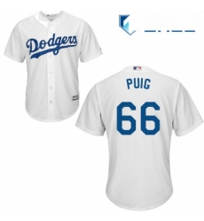 Youth Majestic Los Angeles Dodgers 66 Yasiel Puig Authentic White Home Cool Base MLB Jersey Youth Majestic Los Angeles Dodgers 66 Yasiel Puig Authentic White Home Cool Base MLB Jersey