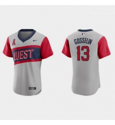 Men Los Angeles Angels 13 Phil Gosselin Men Nike Gray 2021 Little League Classic Authentic MLB Jersey Men Los Angeles Angels 13 Phil Gosselin Men Nike Gray 2021 Little League Classic Authentic MLB Jersey