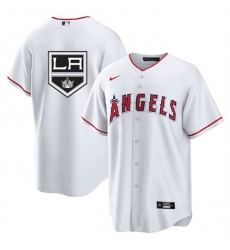 Men Los Angeles Angels 26 Kings White Cool Base Stitched Jersey Men Los Angeles Angels 26 Kings White Cool Base Stitched Jersey