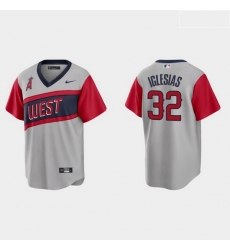 Men Los Angeles Angels 32 Raisel Iglesias Men Nike Gray 2021 Little League Classic Game MLB Jersey Men Los Angeles Angels 32 Raisel Iglesias Men Nike Gray 2021 Little League Classic Game MLB Jersey