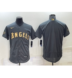 Men Los Angeles Angels Blank 2022 All Star Charcoal Flex Base Stitched Jersey Men Los Angeles Angels Blank 2022 All Star Charcoal Flex Base Stitched Jersey