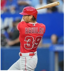 Men Nike Los Angeles Angels Ryan Aguilar #39 Red Flex Base Stitched MLB Jersey Men Nike Los Angeles Angels Ryan Aguilar #39 Red Flex Base Stitched MLB Jersey