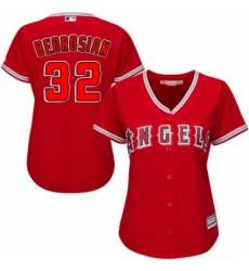 Womens Majestic Los Angeles Angels of Anaheim 32 Cam Bedrosian Replica Red Alternate MLB Jersey Womens Majestic Los Angeles Angels of Anaheim 32 Cam Bedrosian Replica Red Alternate MLB Jersey