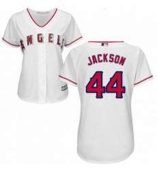 Womens Majestic Los Angeles Angels of Anaheim 44 Reggie Jackson Replica White Home Cool Base MLB Jersey Womens Majestic Los Angeles Angels of Anaheim 44 Reggie Jackson Replica White Home Cool Base MLB Jersey