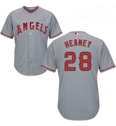 Youth Majestic Los Angeles Angels of Anaheim 28 Andrew Heaney Authentic Grey Road Cool Base MLB Jersey Youth Majestic Los Angeles Angels of Anaheim 28 Andrew Heaney Authentic Grey Road Cool Base MLB Jersey