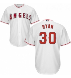 Youth Majestic Los Angeles Angels of Anaheim 30 Nolan Ryan Replica White Home Cool Base MLB Jersey Youth Majestic Los Angeles Angels of Anaheim 30 Nolan Ryan Replica White Home Cool Base MLB Jersey
