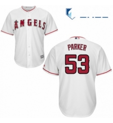 Youth Majestic Los Angeles Angels of Anaheim 53 Blake Parker Replica White Home Cool Base MLB Jersey Youth Majestic Los Angeles Angels of Anaheim 53 Blake Parker Replica White Home Cool Base MLB Jersey