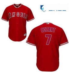 Youth Majestic Los Angeles Angels of Anaheim 7 Zack Cozart Authentic Red Alternate Cool Base MLB Jersey Youth Majestic Los Angeles Angels of Anaheim 7 Zack Cozart Authentic Red Alternate Cool Base MLB Jersey