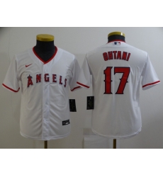 Youth Nike Los Angeles Angels 17 Shohei Ohtani White Home Stitched Baseball Jersey Youth Nike Los Angeles Angels 17 Shohei Ohtani White Home Stitched Baseball Jersey
