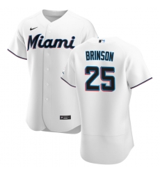 Men Miami Marlins 25 Lewis Brinson Men Nike White Home 2020 Flex Base Player MLB Jersey Men Miami Marlins 25 Lewis Brinson Men Nike White Home 2020 Flex Base Player MLB Jersey