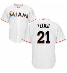 Youth Majestic Miami Marlins 21 Christian Yelich Authentic White Home Cool Base MLB Jersey Youth Majestic Miami Marlins 21 Christian Yelich Authentic White Home Cool Base MLB Jersey