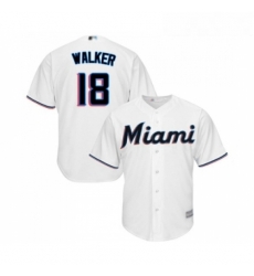 Youth Miami Marlins 18 Neil Walker Replica White Home Cool Base Baseball Jersey Youth Miami Marlins 18 Neil Walker Replica White Home Cool Base Baseball Jersey
