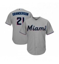 Youth Miami Marlins 21 Curtis Granderson Replica Grey Road Cool Base Baseball Jersey Youth Miami Marlins 21 Curtis Granderson Replica Grey Road Cool Base Baseball Jersey