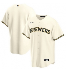 Men Milwaukee Brewers Nike White Blank Jersey Men Milwaukee Brewers Nike White Blank Jersey