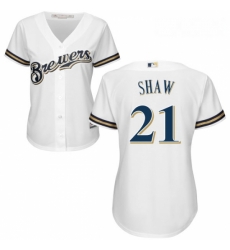 Womens Majestic Milwaukee Brewers 21 Travis Shaw Authentic White Home Cool Base MLB Jersey Womens Majestic Milwaukee Brewers 21 Travis Shaw Authentic White Home Cool Base MLB Jersey
