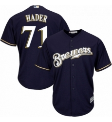 Youth Majestic Milwaukee Brewers 71 Josh Hader Authentic White Alternate Cool Base MLB Jersey Youth Majestic Milwaukee Brewers 71 Josh Hader Authentic White Alternate Cool Base MLB Jersey