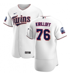 Men Minnesota Twins 76 Alex Kirilloff Men Nike White Home 2020 60th Season Flex Base Team MLB Jersey Men Minnesota Twins 76 Alex Kirilloff Men Nike White Home 2020 60th Season Flex Base Team MLB Jersey