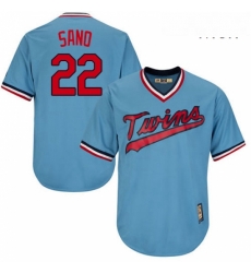 Mens Majestic Minnesota Twins 22 Miguel Sano Authentic Light Blue Cooperstown MLB Jersey Mens Majestic Minnesota Twins 22 Miguel Sano Authentic Light Blue Cooperstown MLB Jersey