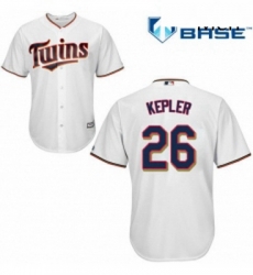 Mens Majestic Minnesota Twins 26 Max Kepler Replica White Home Cool Base MLB Jersey Mens Majestic Minnesota Twins 26 Max Kepler Replica White Home Cool Base MLB Jersey