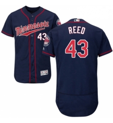 Mens Majestic Minnesota Twins 43 Addison Reed Navy Blue Alternate Flex Base Authentic Collection MLB Jersey Mens Majestic Minnesota Twins 43 Addison Reed Navy Blue Alternate Flex Base Authentic Collection MLB Jersey